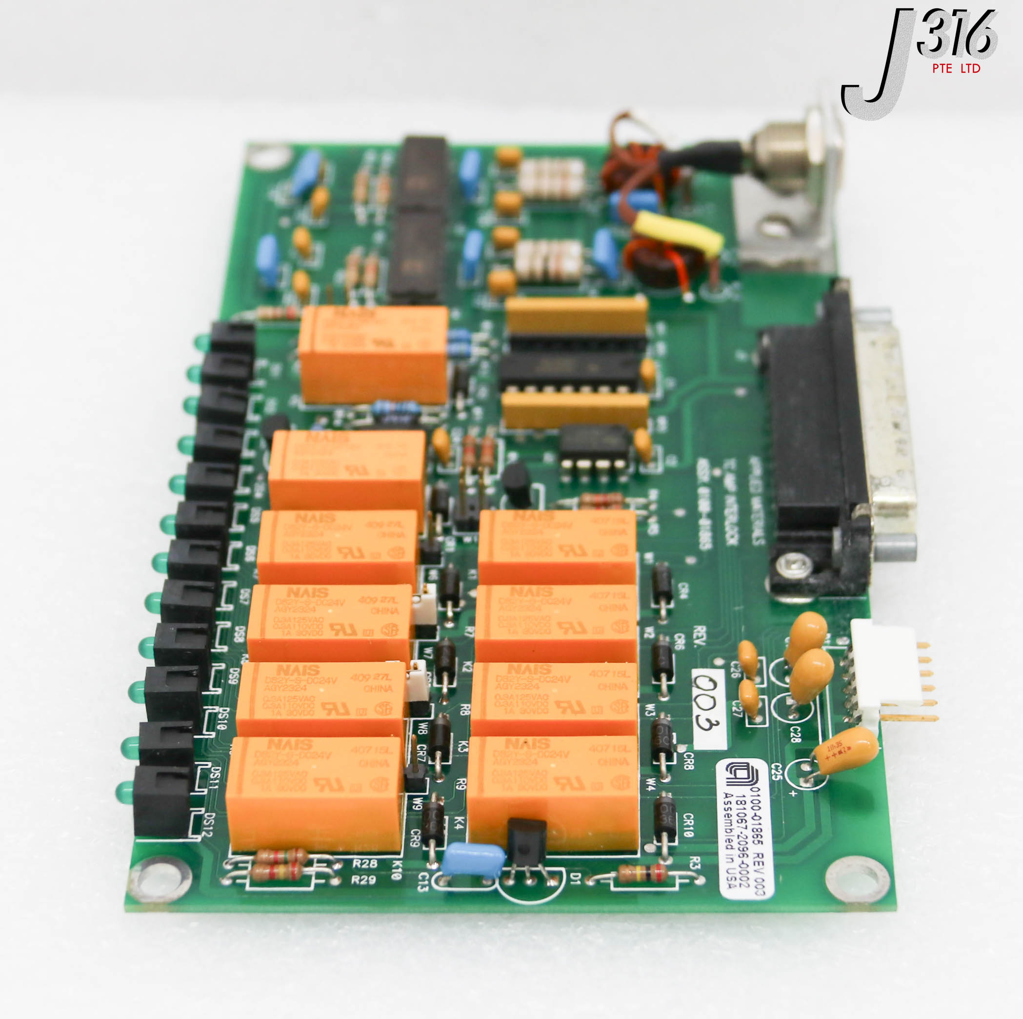 C3364 APPLIED MATERIALS PCB ASSY, TC AMP INTERLOCK 0100-01865 | eBay